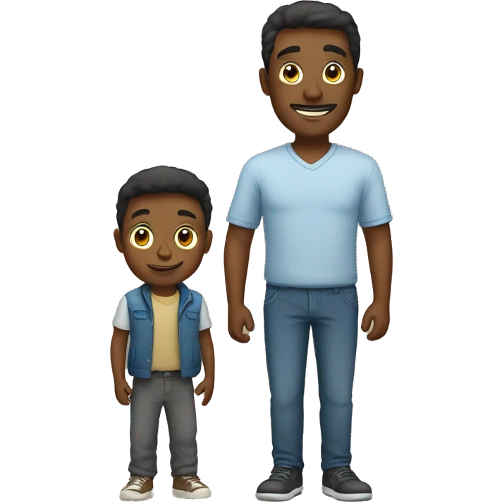 Man with little boy emoji