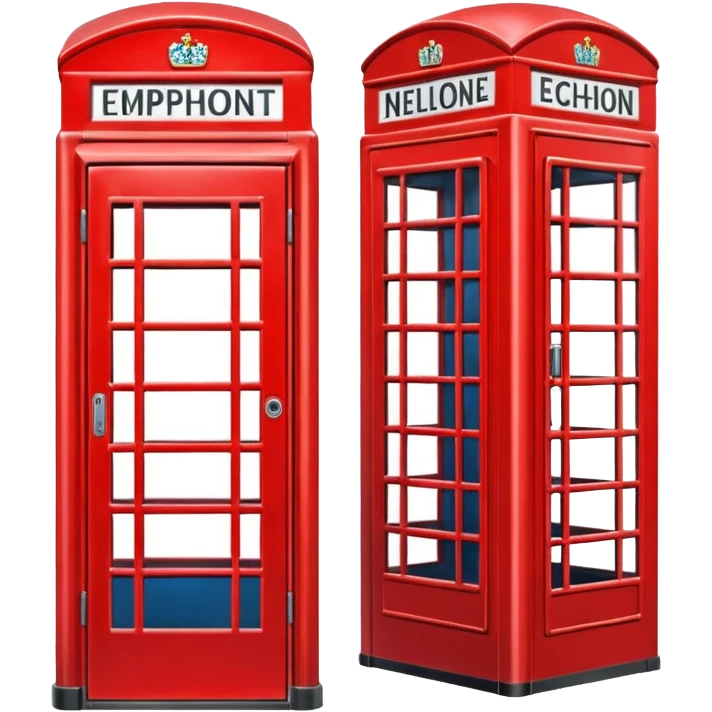 England phone booth emoji