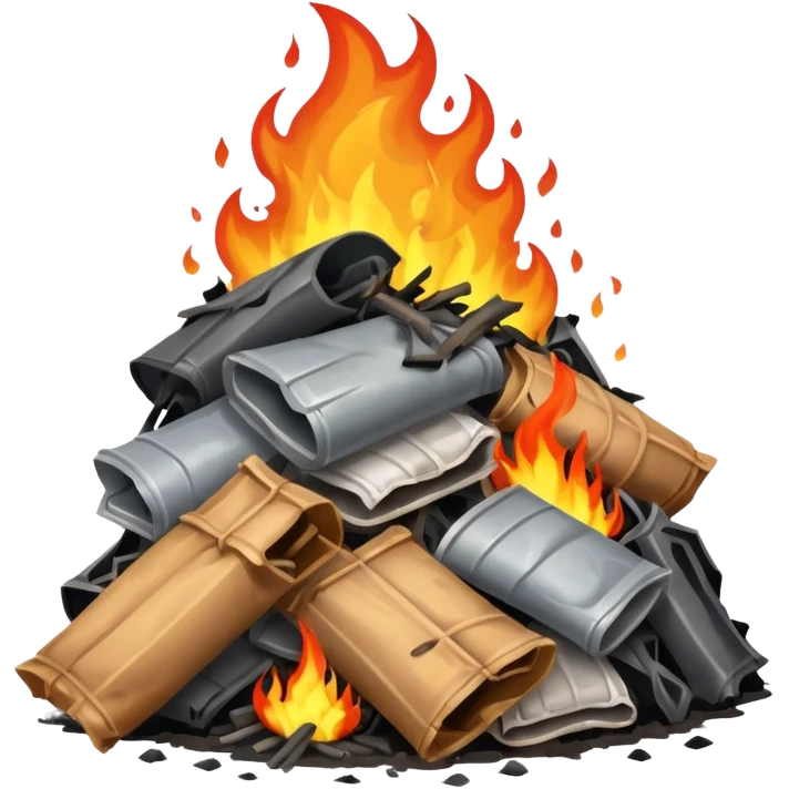 BURN TRASH emoji