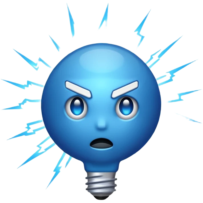 electric shock emoji