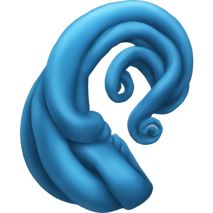 Blue spyral emoji
