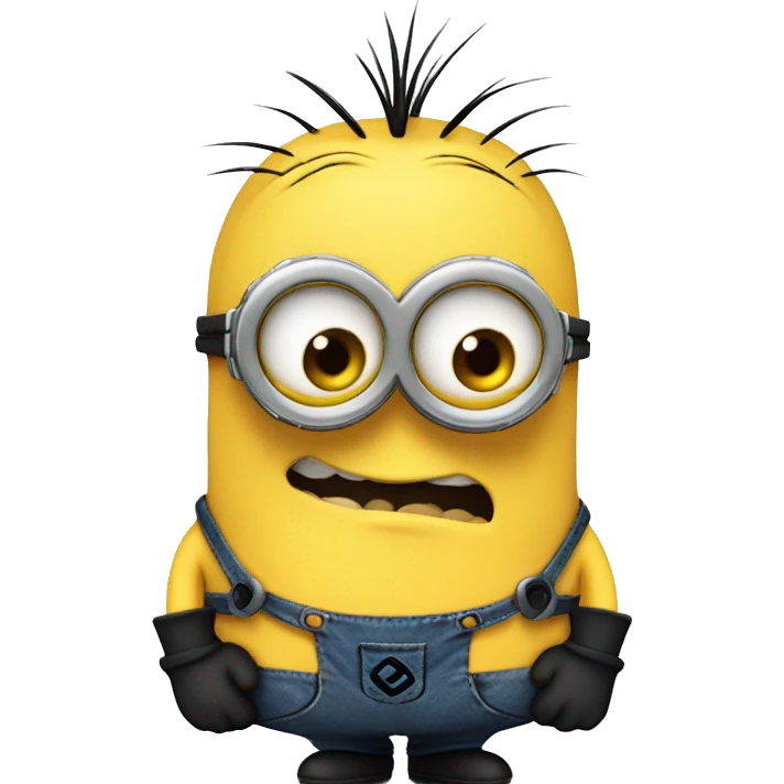 Despicable 4 character mega minion on their phone emoji