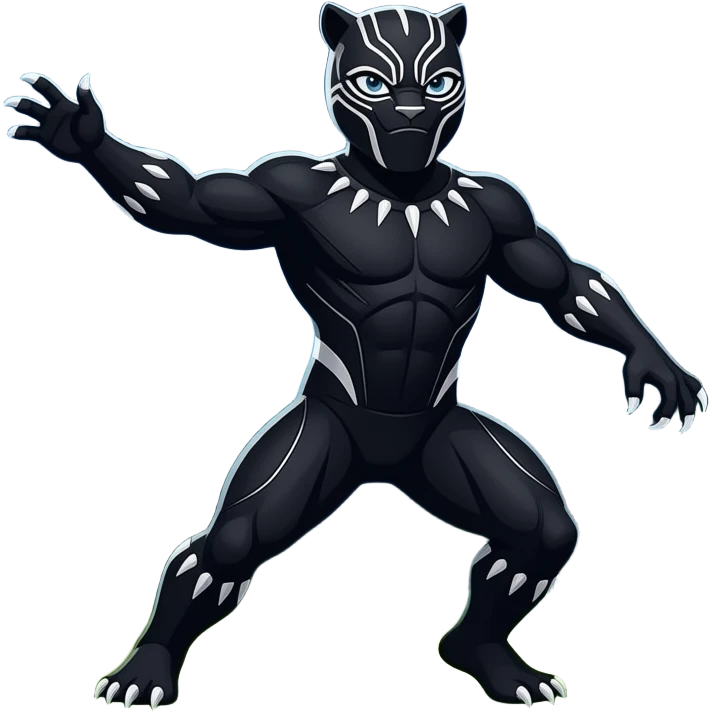 dancing black panther emoji