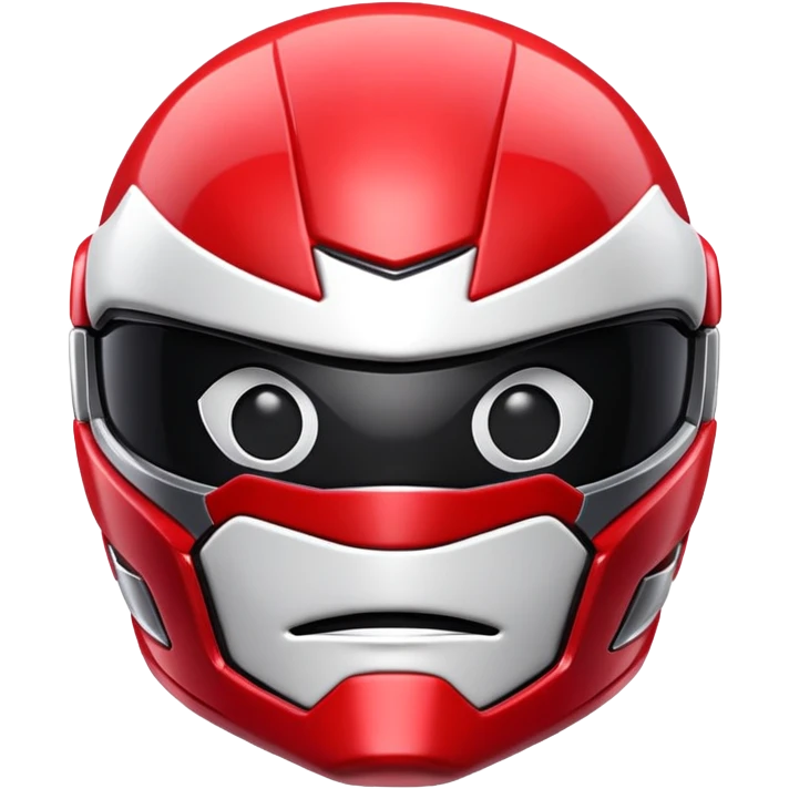 Red power ranger emoji emoji