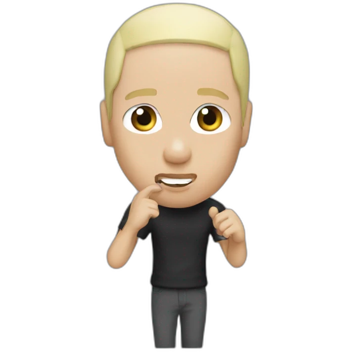 Eminem singing emoji