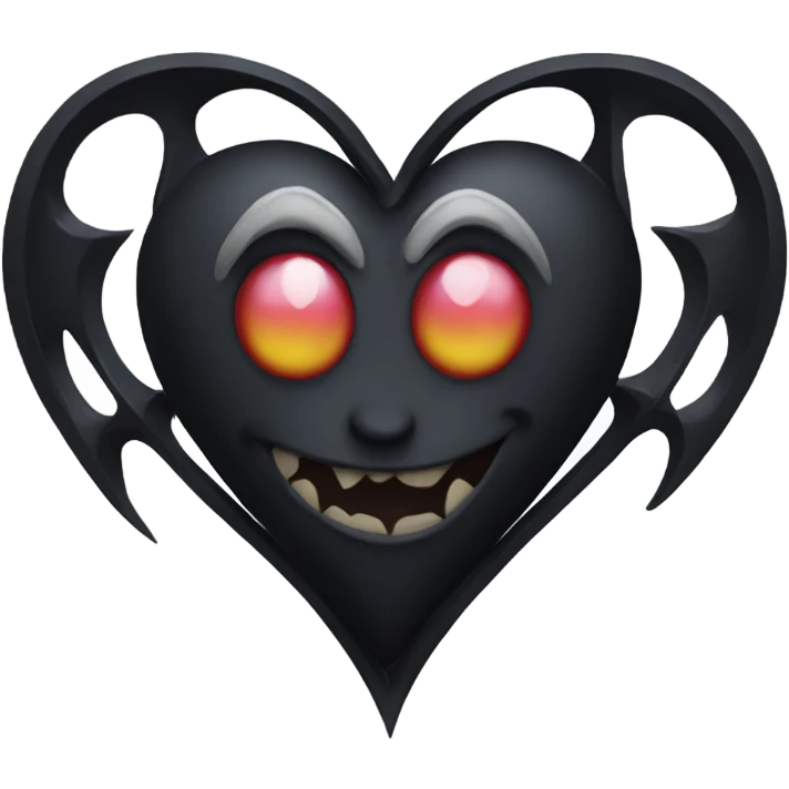 Gothic heart emoji