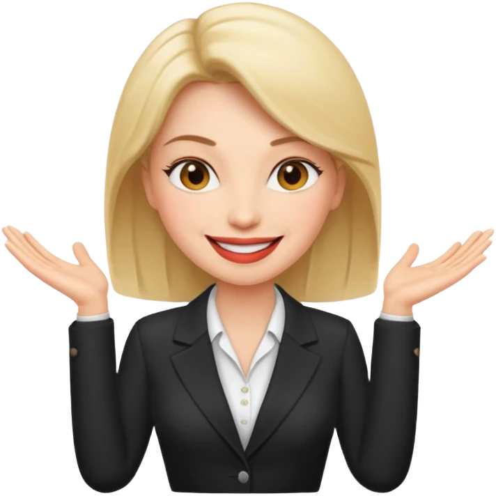 LAdy Boss, different pose emoji