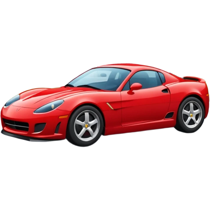 car sport in front of a house emoji