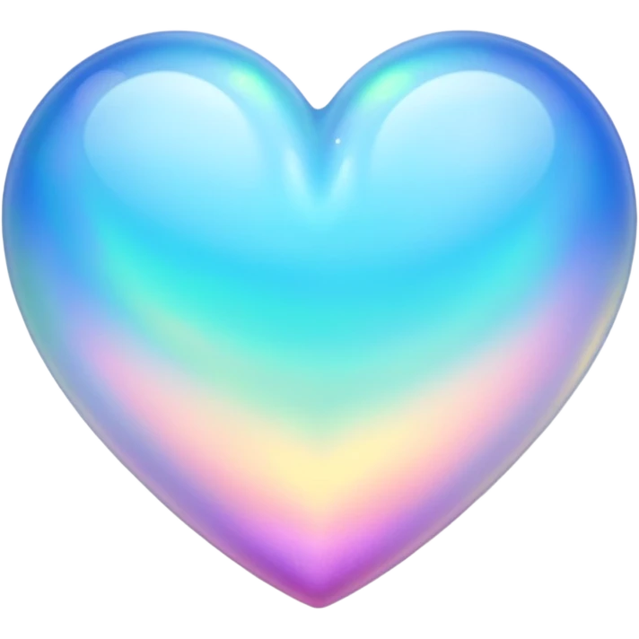 Opal heart emoji
