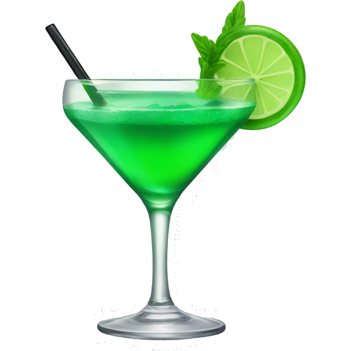 Green cocktail  emoji