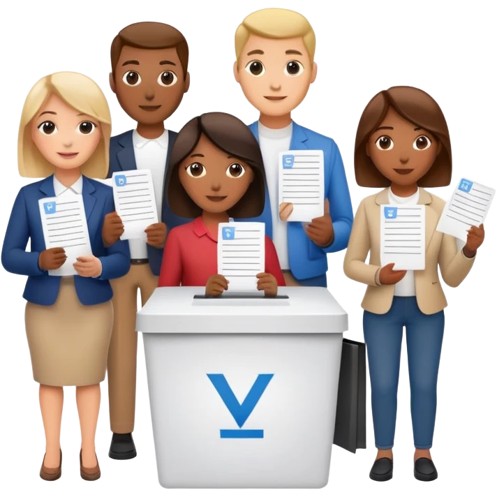 A survivor style vote emoji