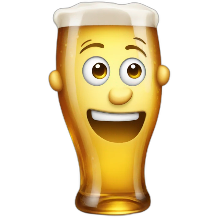 Explonding beer emoji