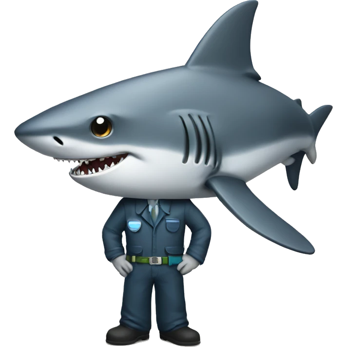 engineer shark emoji