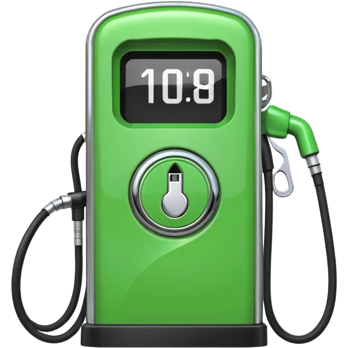 gas pump vs. EV plug. emoji
