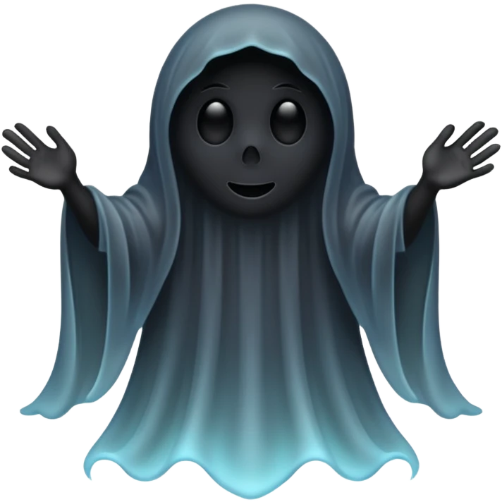 black ghost emoji