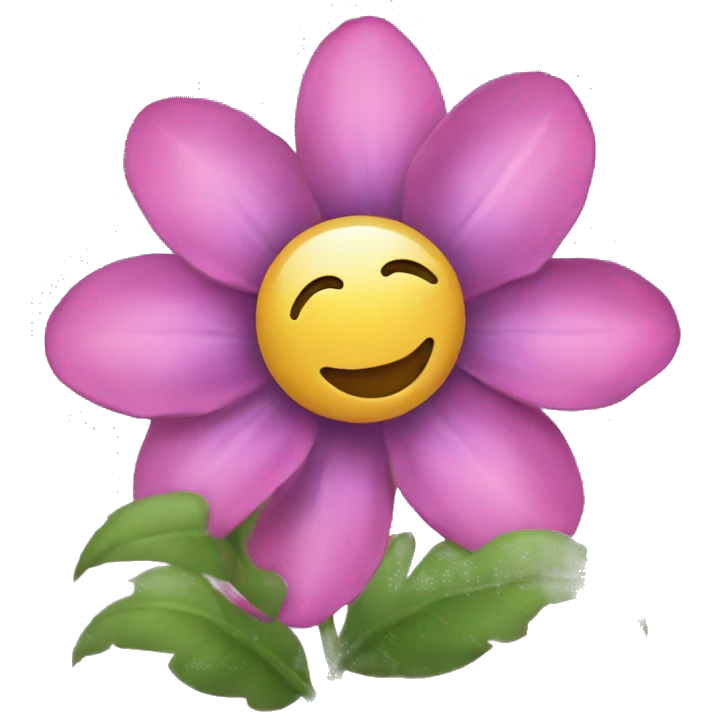 flower with theeth emoji
