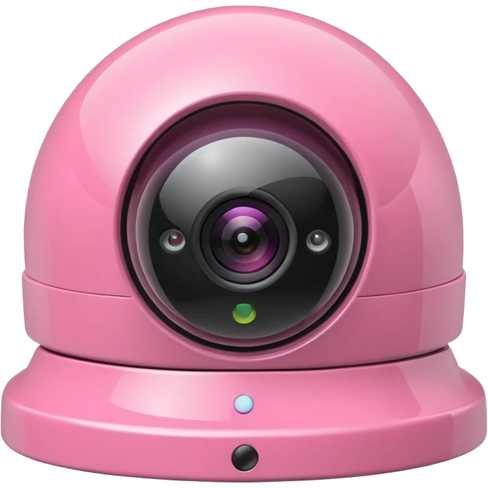 Security Camera pink  emoji