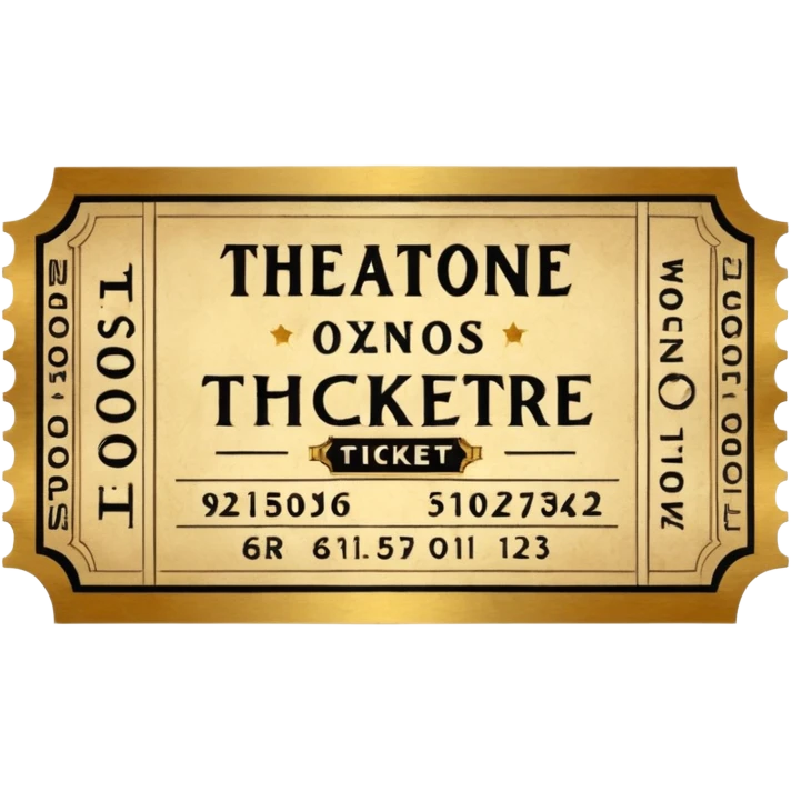 theatre ticket emoji