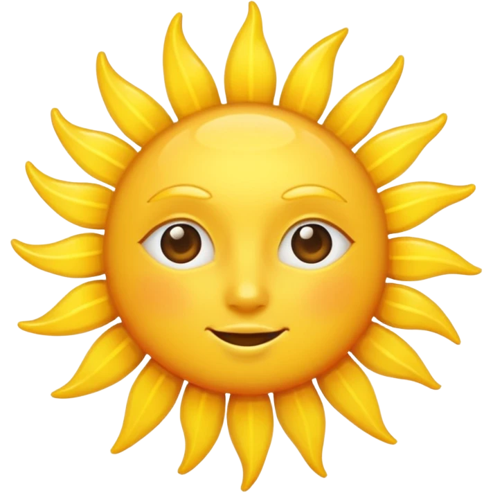 Güneş emoji