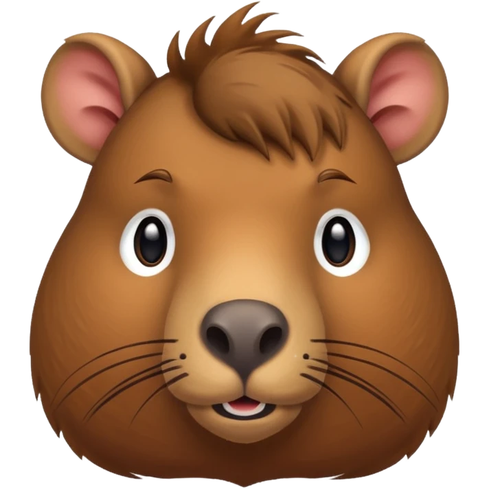 Capibara con cachos emoji