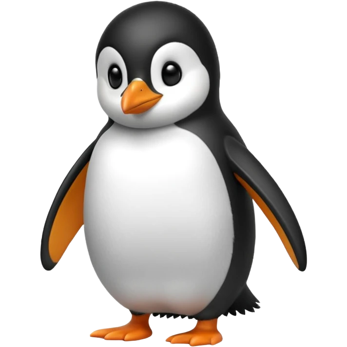 🤍🐧 emoji