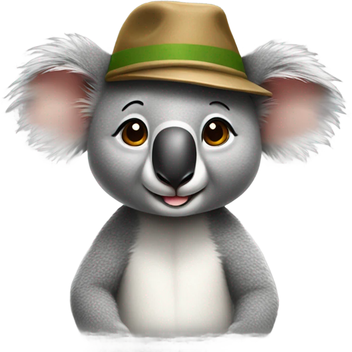 koala with kangaroo hat emoji