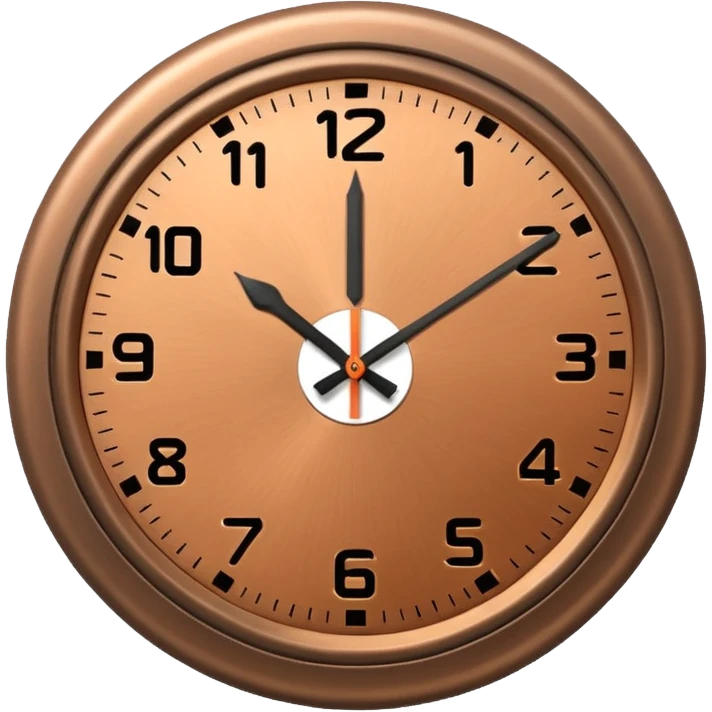 Clock ittttt emoji