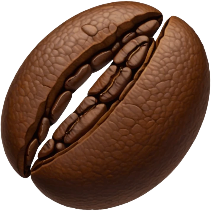 Coffee bean emoji