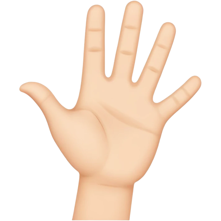 hand waving emoji
