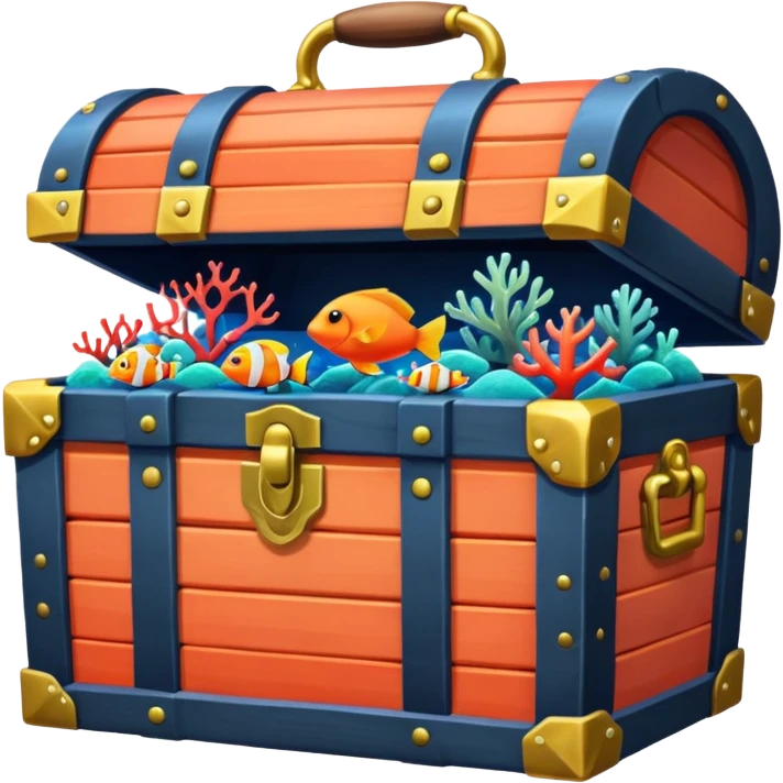 Coral Reef Treasure emoji