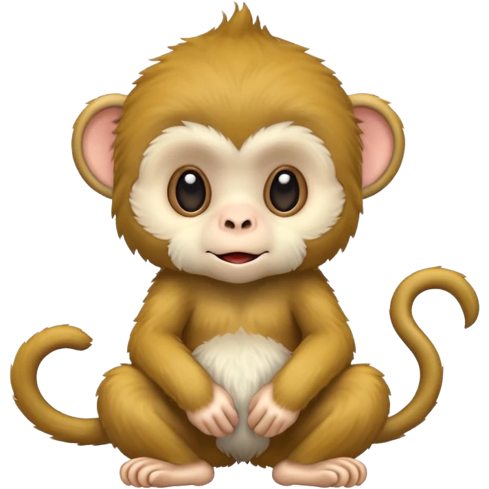 white tamarind monkey emoji