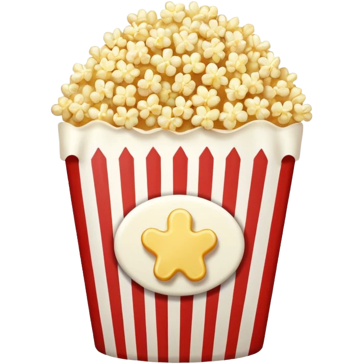 a single Popped Popcorn emoji