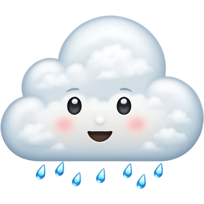 cloud with sparkles  emoji