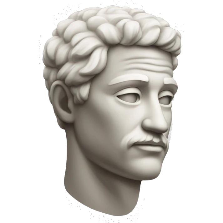 statue face side view emoji