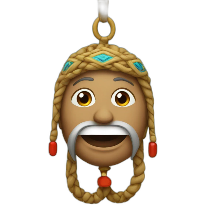 Nomad ornament with letters "OEJ" emoji