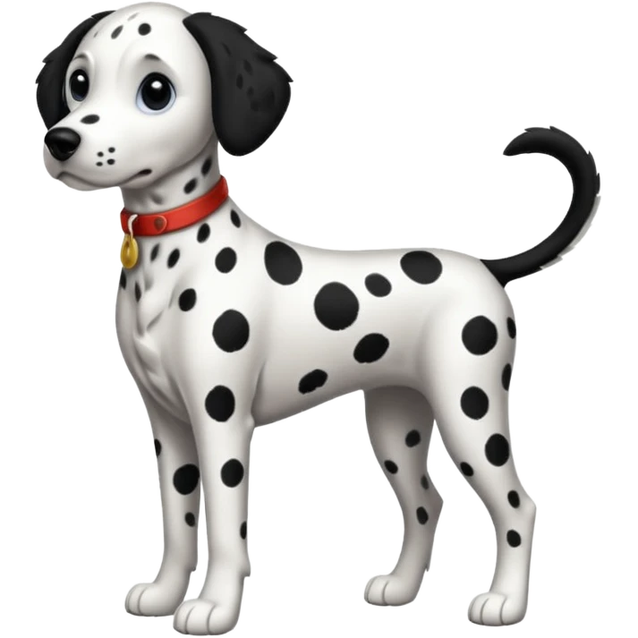 Dalmation whole body emoji