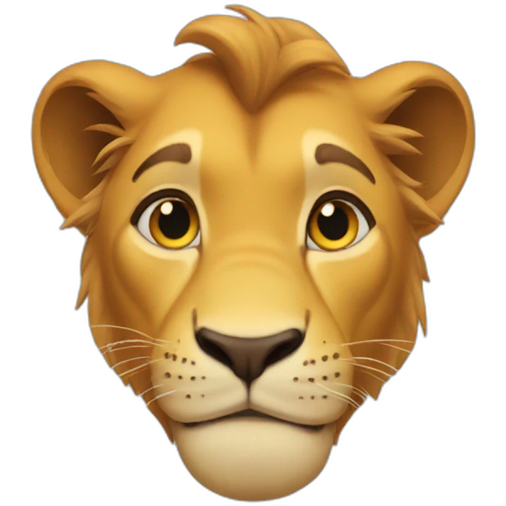 Simba nod emoji