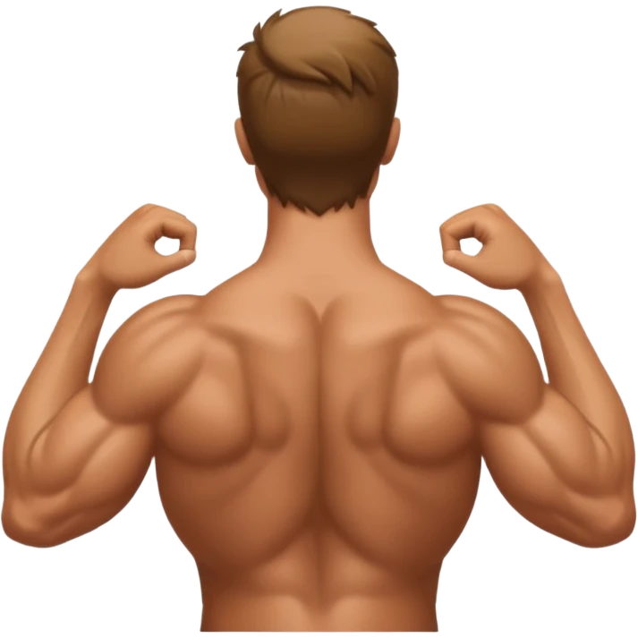 back muscle iphone yellow style emoji