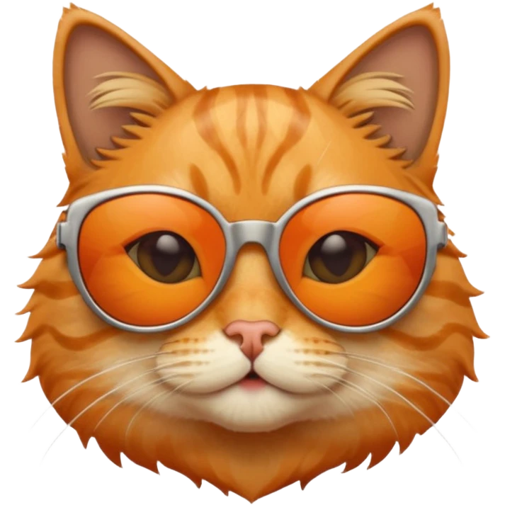 Cat wearing sunglasses emoji