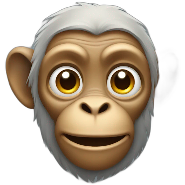 old monkey emoji