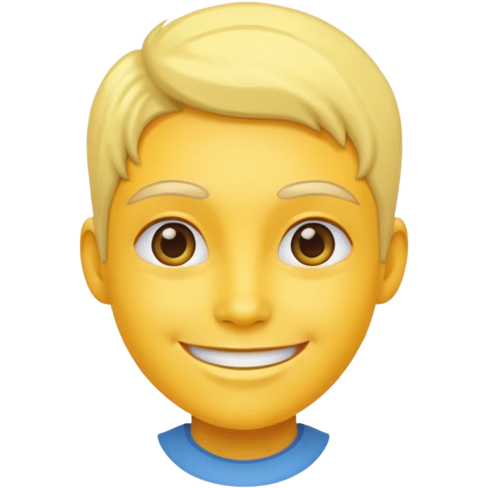 Yellow face emoji