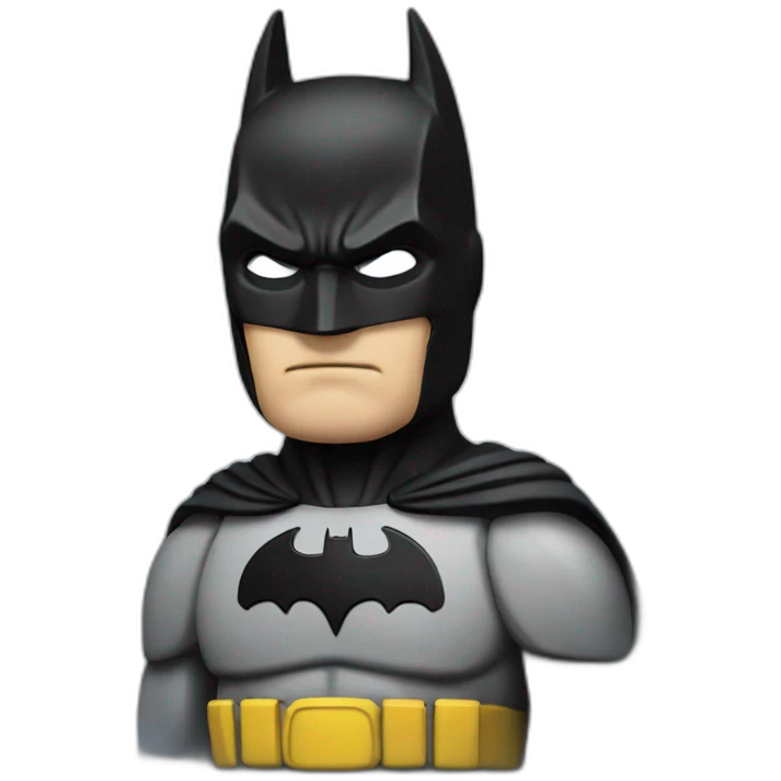 Batman thinking emoji