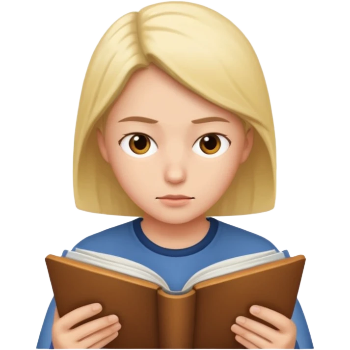 человек читает emoji