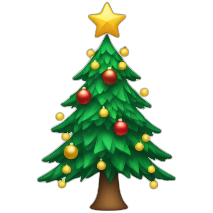 Christmas tree emoji