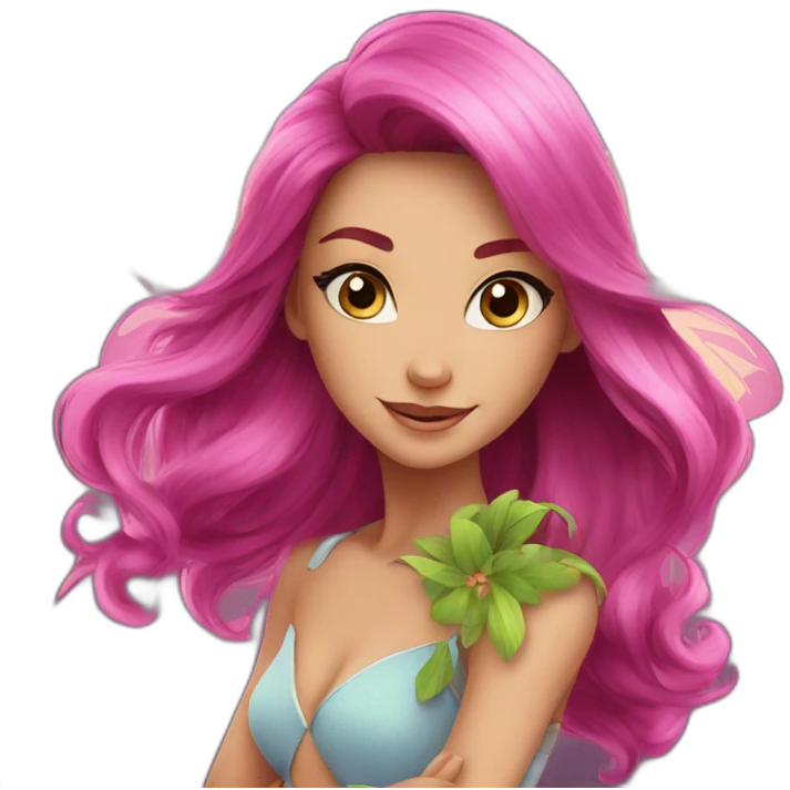 Bloom from the winx emoji