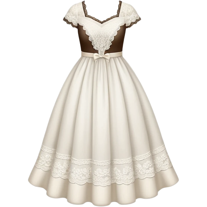 white dress emoji