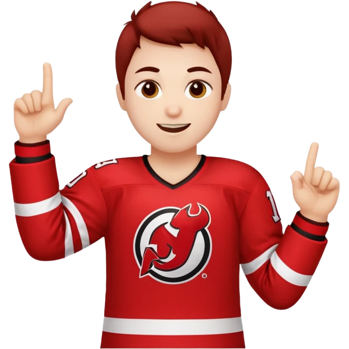 Victory with NJ  emoji