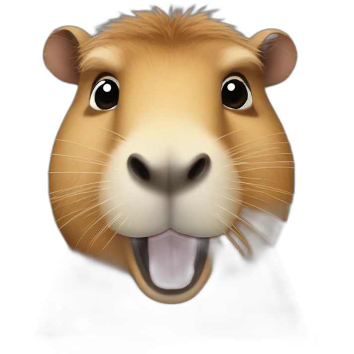 Capybara saying "chokbar" emoji