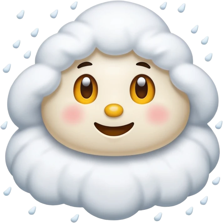 Snow emoji