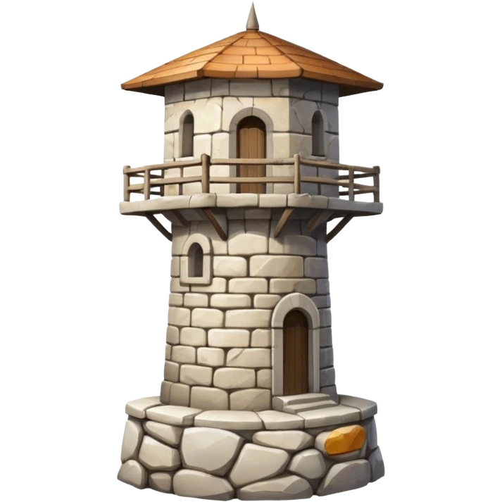 white watchtower emoji